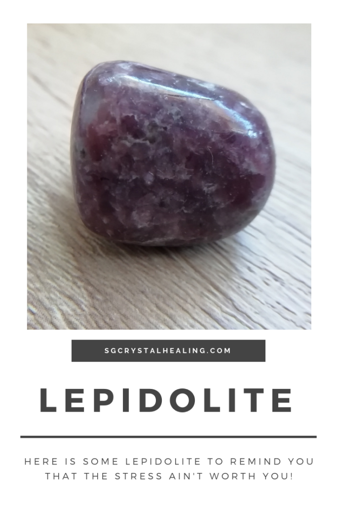 Lepidolite Macro