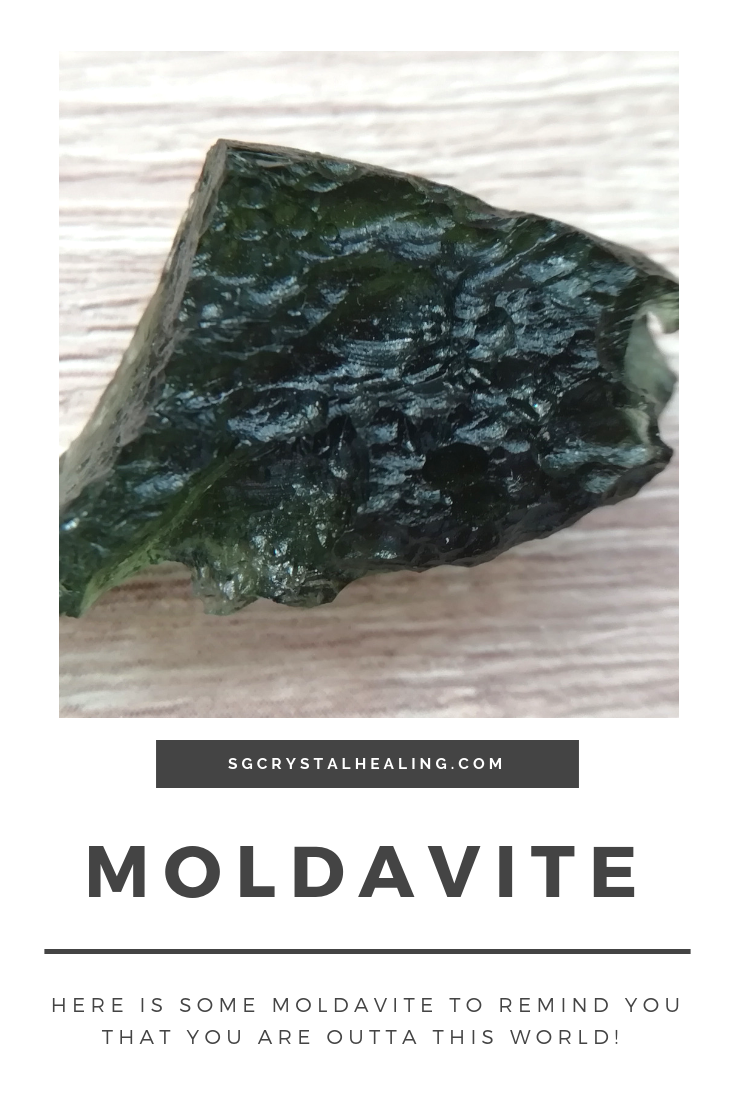 Moldavite to remind you that you are outta this world!
